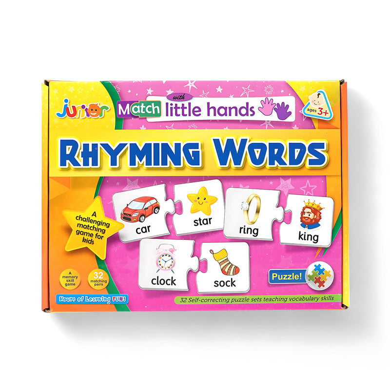 Rhyming Words Puzzle - Educational Matching Game for Kids