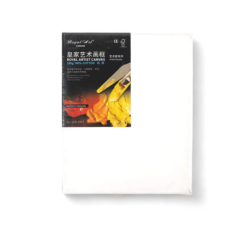 Royal Artist Canvas – 280g ( square shape ) 100% Cotton, Premium Quality for Professional Artists