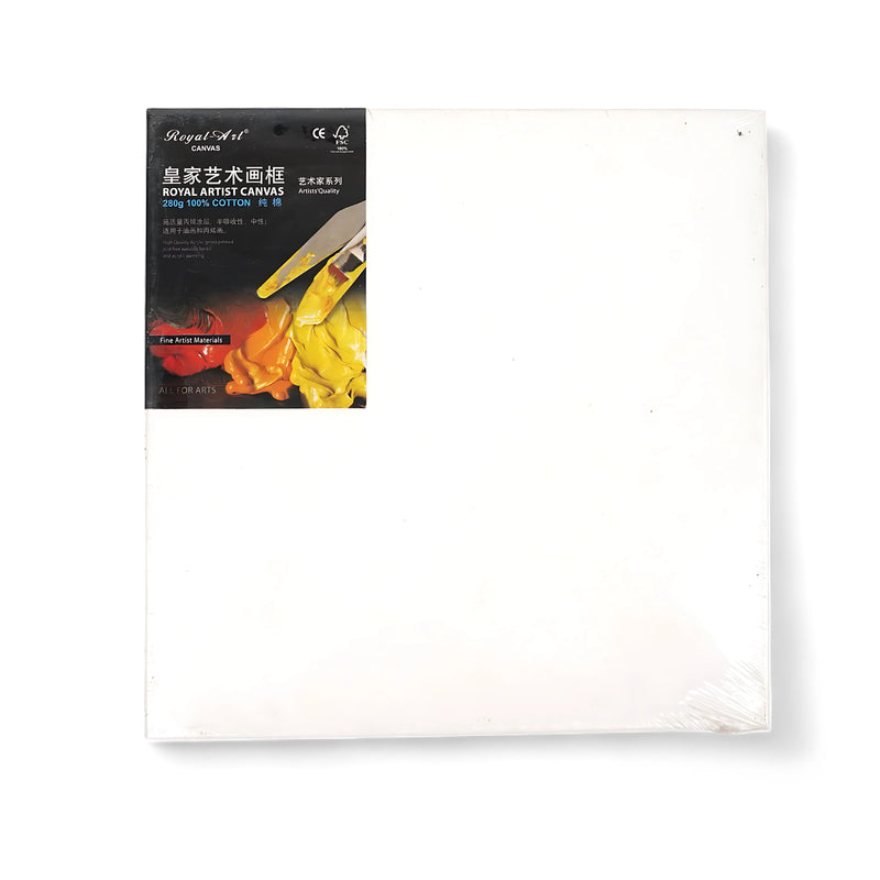 Royal Artist Canvas – 280g ( square shape ) 100% Cotton, Premium Quality for Professional Artists