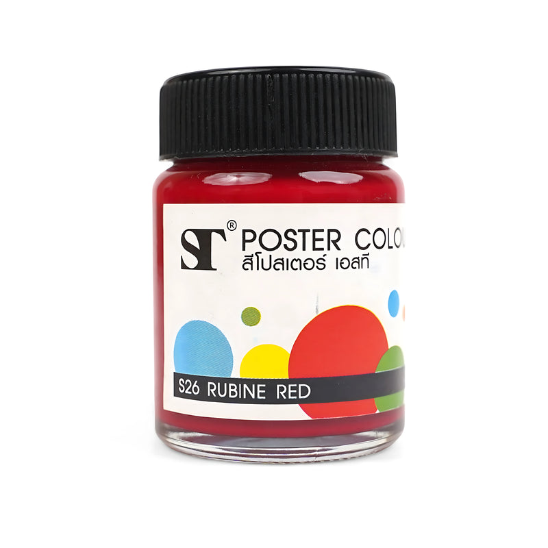 ST Poster Colour Individual Jars - High-Quality Pigmented Poster Paint