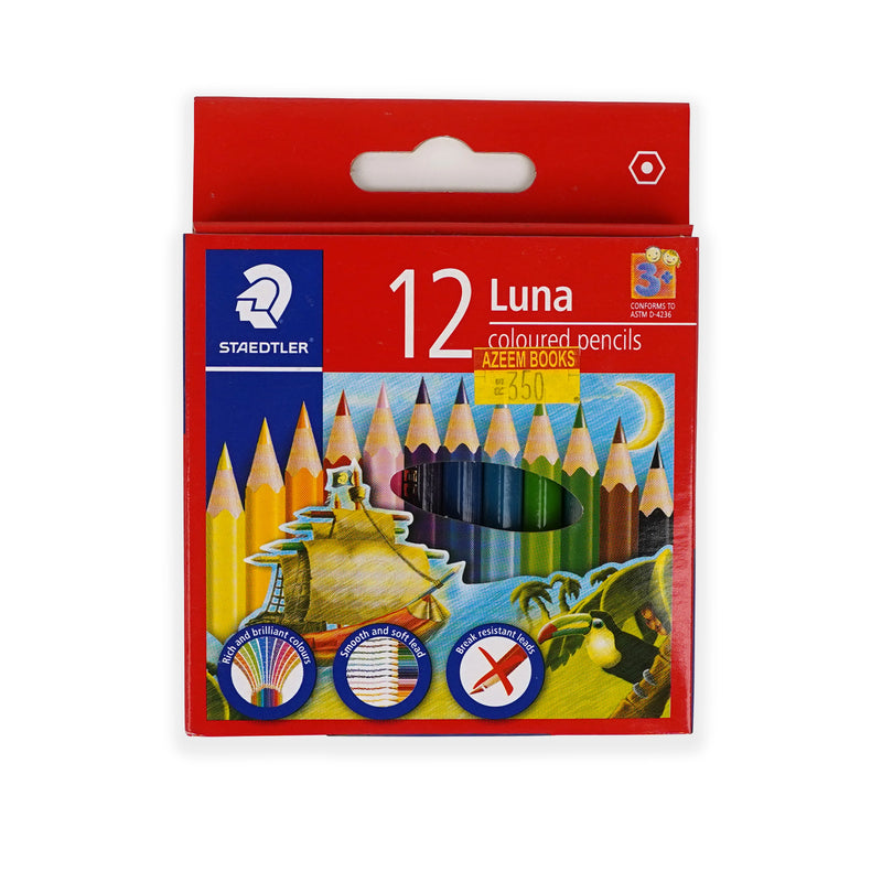 STAEDTLER Luna Coloured Pencils | Available in 12, 24, 36 & 48 Sets | Brilliant Colors & Soft Leads | Break-Resistant