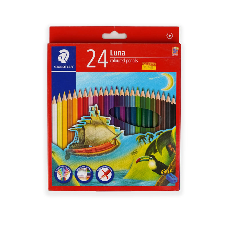 STAEDTLER Luna Coloured Pencils | Available in 12, 24, 36 & 48 Sets | Brilliant Colors & Soft Leads | Break-Resistant
