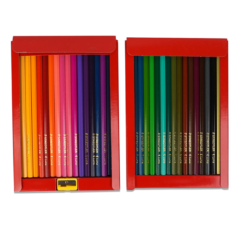 STAEDTLER Luna Coloured Pencils | Available in 12, 24, 36 & 48 Sets | Brilliant Colors & Soft Leads | Break-Resistant