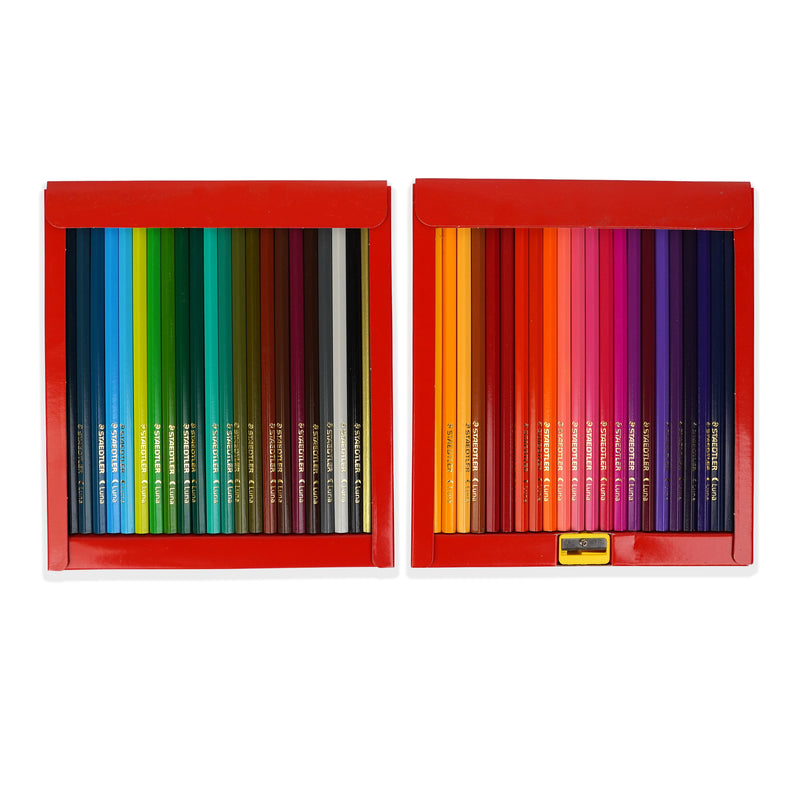 STAEDTLER Luna Coloured Pencils | Available in 12, 24, 36 & 48 Sets | Brilliant Colors & Soft Leads | Break-Resistant