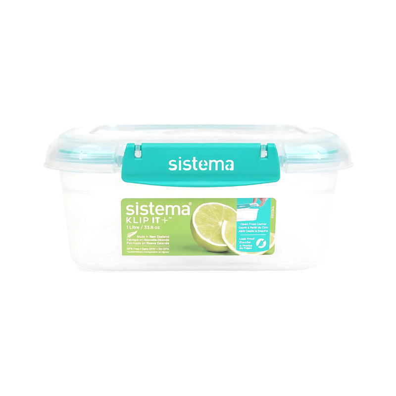Sistema Klip It+ Food Storage Container - 1 Litre Leak-Proof Storage Solution