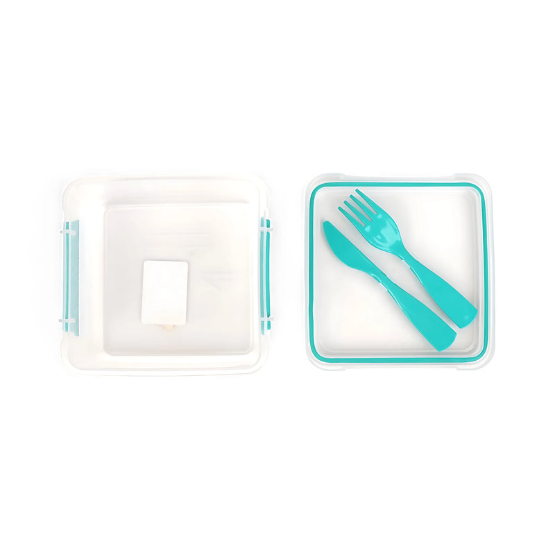 Sistema Lunch Box with Built-in Cutlery – Leak-Proof and Convenient Meal Storage