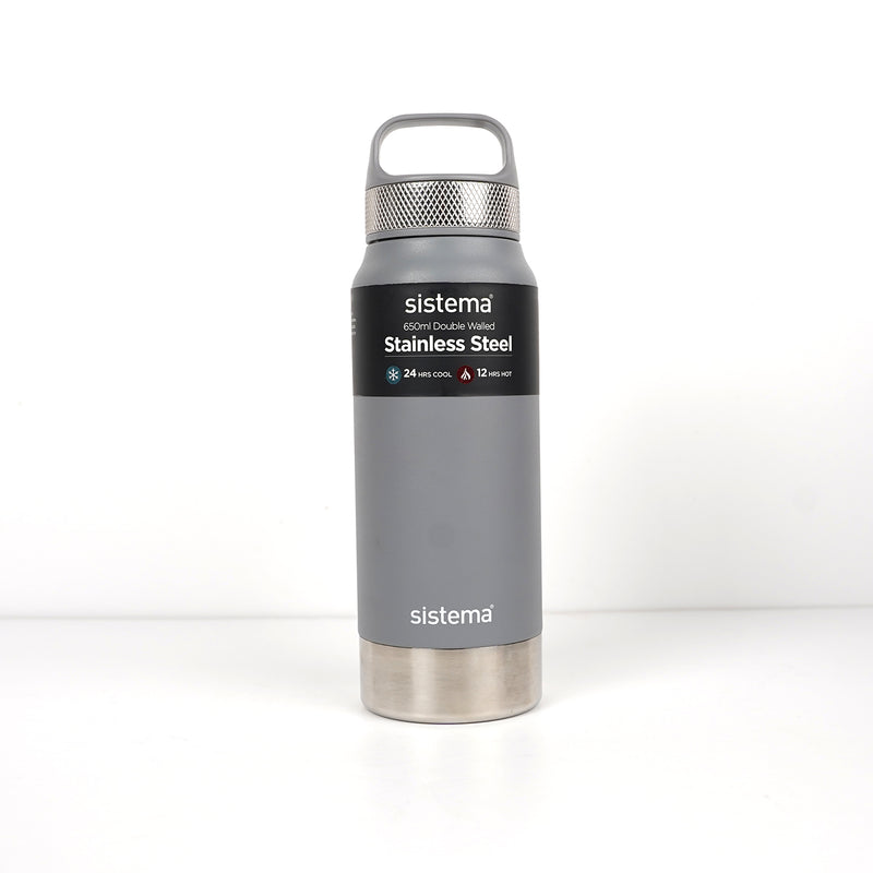 Sistema Stainless Steel Bottles – 1 Litre & 650ml