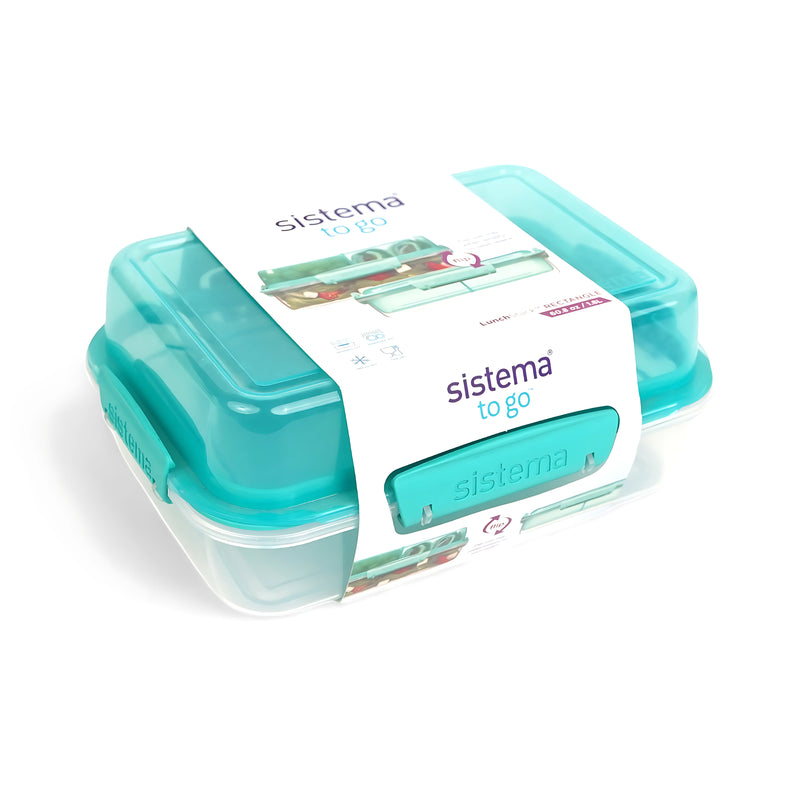 Sistema To Go Lunch Box - Convenient, Leak-Proof Meal Storage