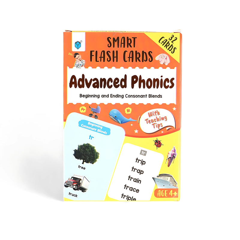 Smart Flash Cards - Advanced Phonics for Beginning and Ending Consonant Blends
