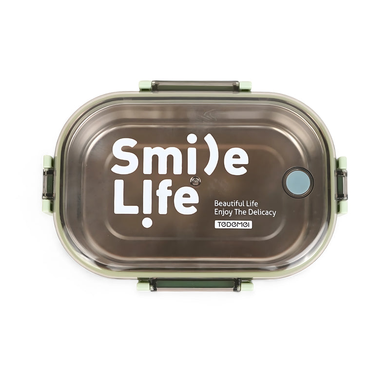 Smile Life Stainless Steel Lunch Box - Enjoy the Delicacy with a Fun, Stylish Design