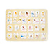 Wooden marble run toy set with colorful blocks and smooth track pieces, designed to stimulate spatial awareness, problem-solving, and hand-eye coordination in children aged 3+. img2