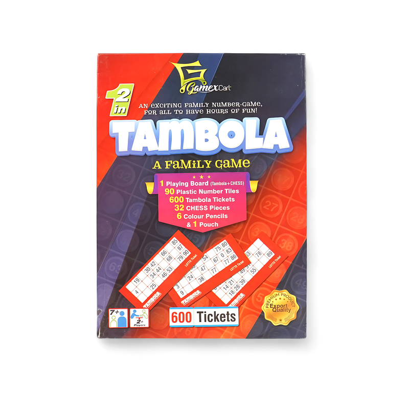 Tambola: Exciting 2 in 1 Family Game with Chess and Number Fun