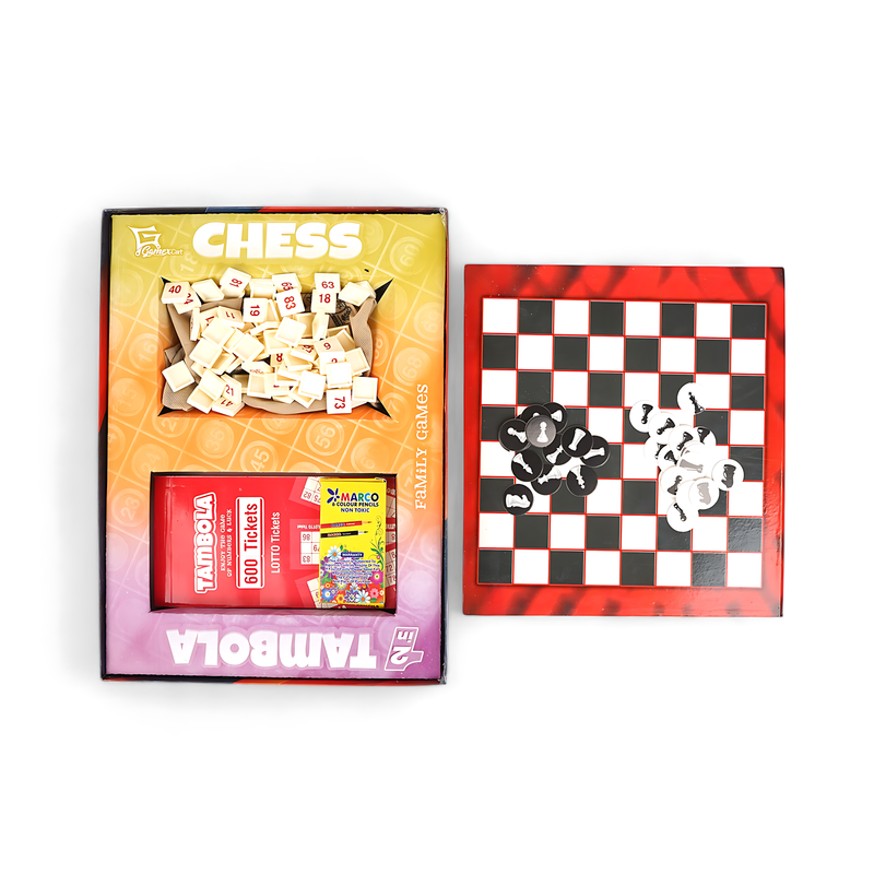 Tambola: Exciting 2 in 1 Family Game with Chess and Number Fun
