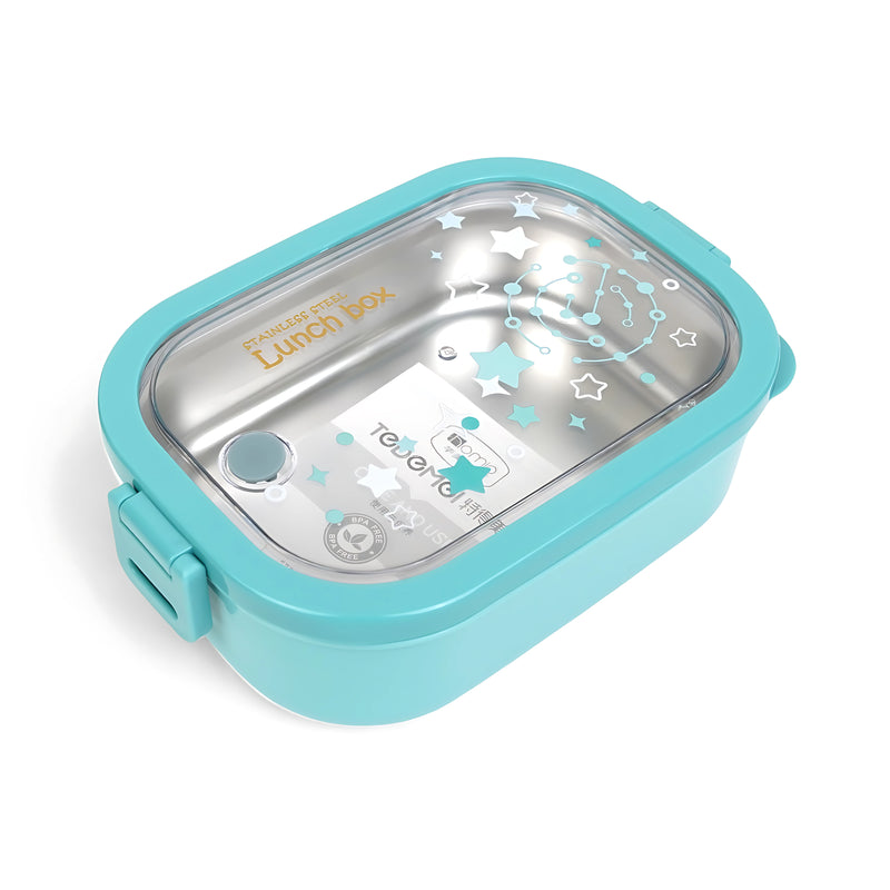Todomei Stainless Steel Lunch Box with Starry Design – Leak-Proof, Stylish, and Durable