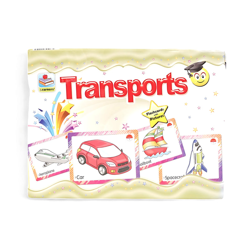Transport Flashcards - Picture Learning Set for Kids
