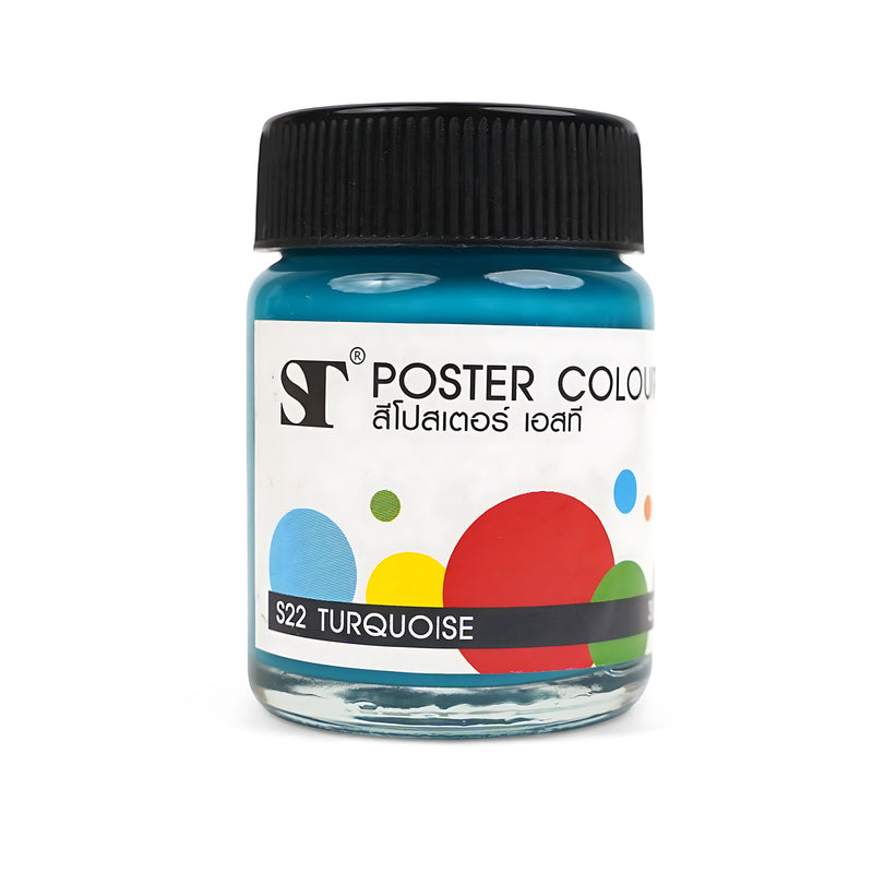 ST Poster Colour Individual Jars - High-Quality Pigmented Poster Paint