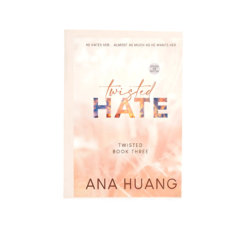 Cover of Twisted Hate by Ana Huang, with soft pastel tones and elegant typography reflecting romance and drama.

