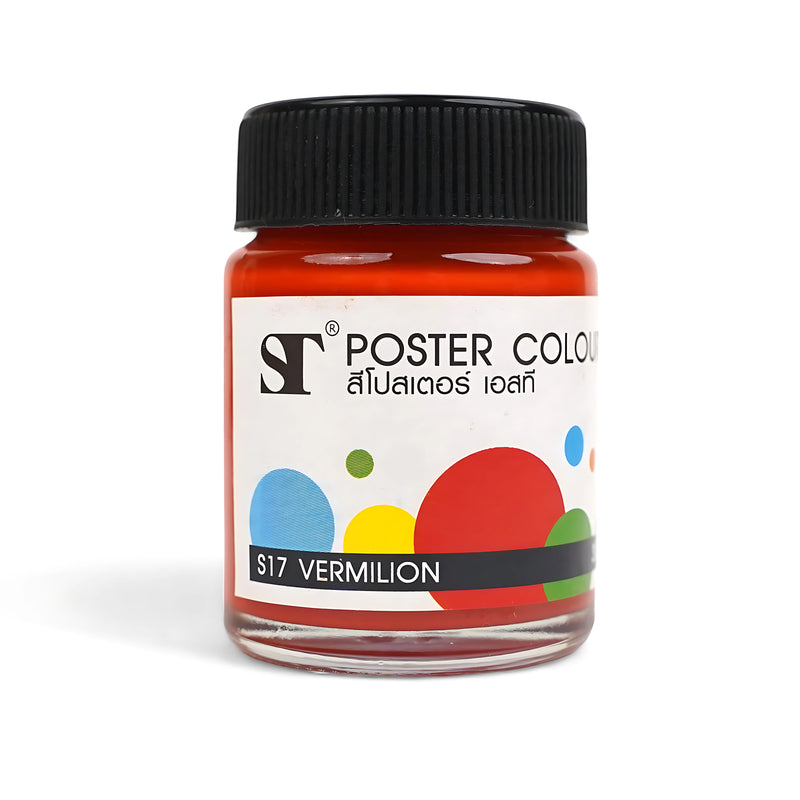 ST Poster Colour Individual Jars - High-Quality Pigmented Poster Paint