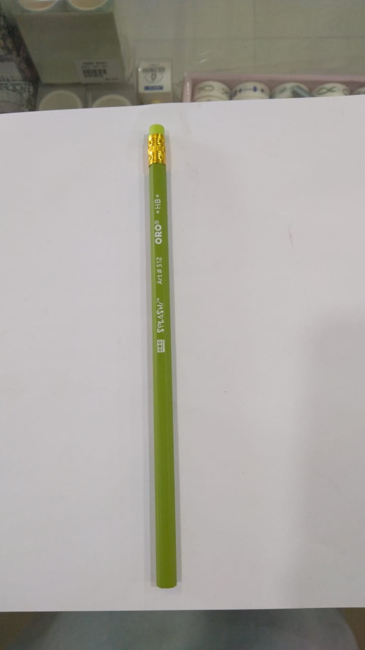 Pack of ORO Splash Art#512 Premium Led Pencil - (Green)