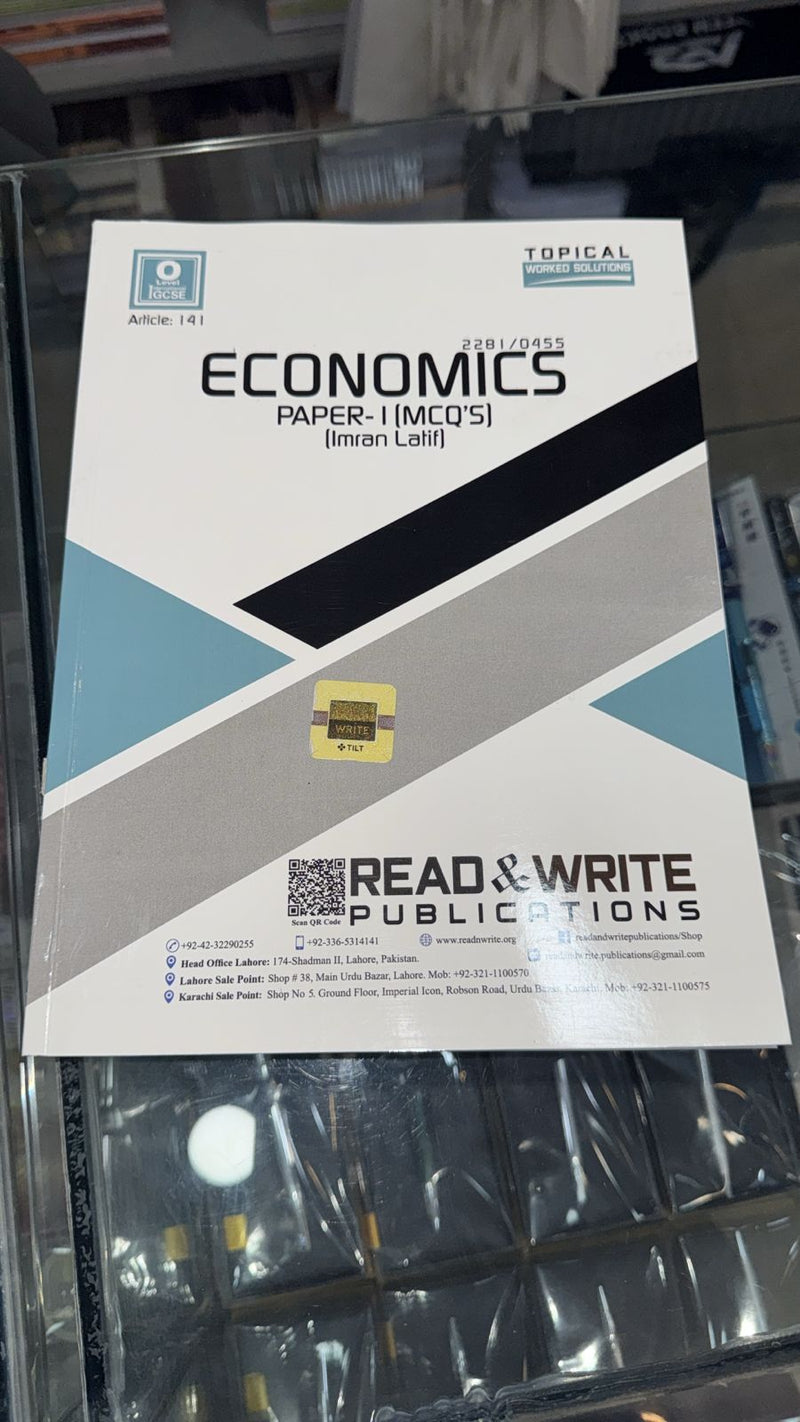 Imran Latif Economics Part 1 - Imran Latif