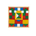Wooden Mosaic Puzzle Blocks set with colorful geometric shapes for children aged 36+ months to build creative designs, fostering spatial reasoning and fine motor skills. img2