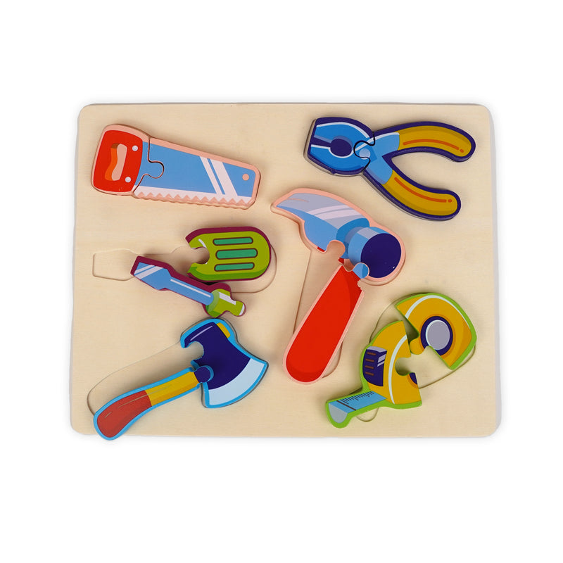 Wooden "Tools" Puzzle for Kids – Educational Learning Toy