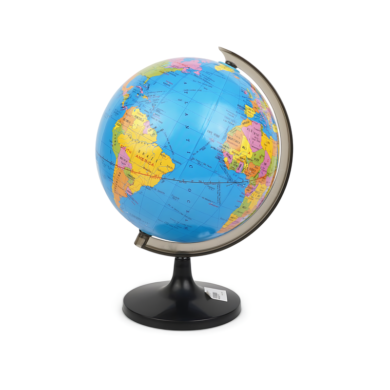 World Globe with Stand - Available in Small, Medium, Large and Extra Large Sizes
