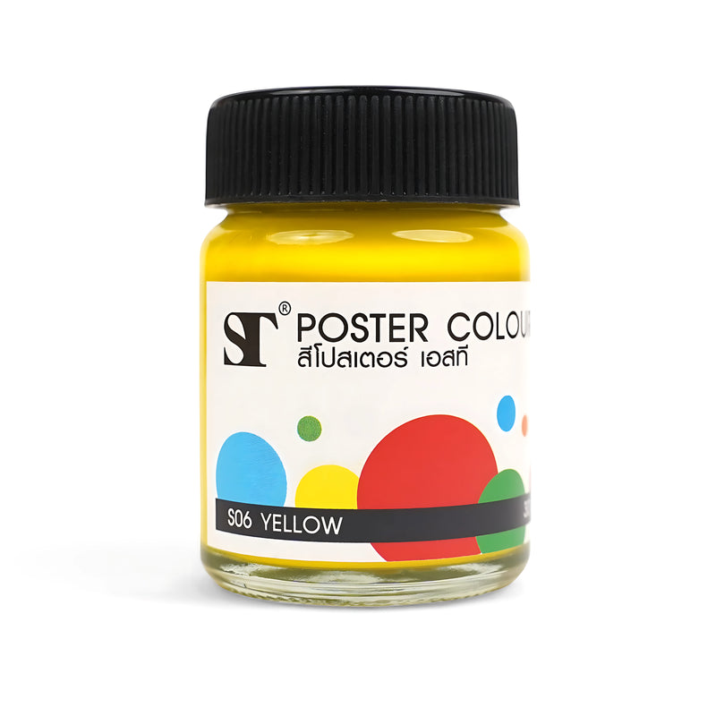 ST Poster Colour Individual Jars - High-Quality Pigmented Poster Paint