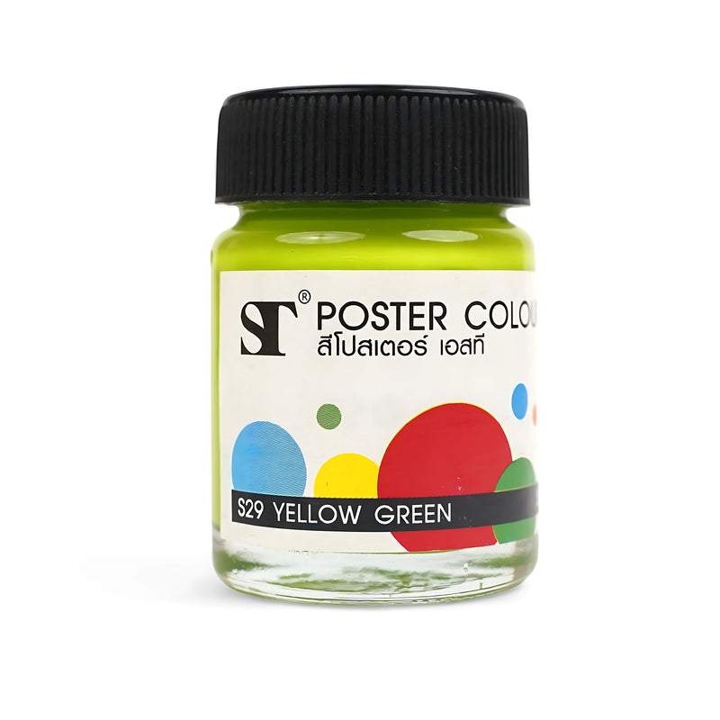 ST Poster Colour Individual Jars - High-Quality Pigmented Poster Paint